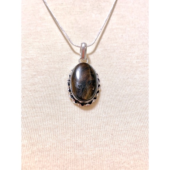 π Beautiful Tigers eye necklace - Picture 4 of 9